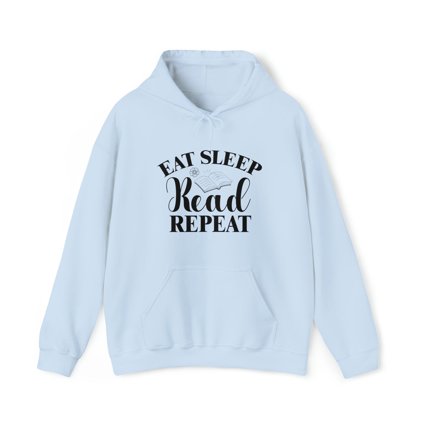 "Eat Sleep Read Repeat" Unisex Heavy Blend™ Hooded Sweatshirt