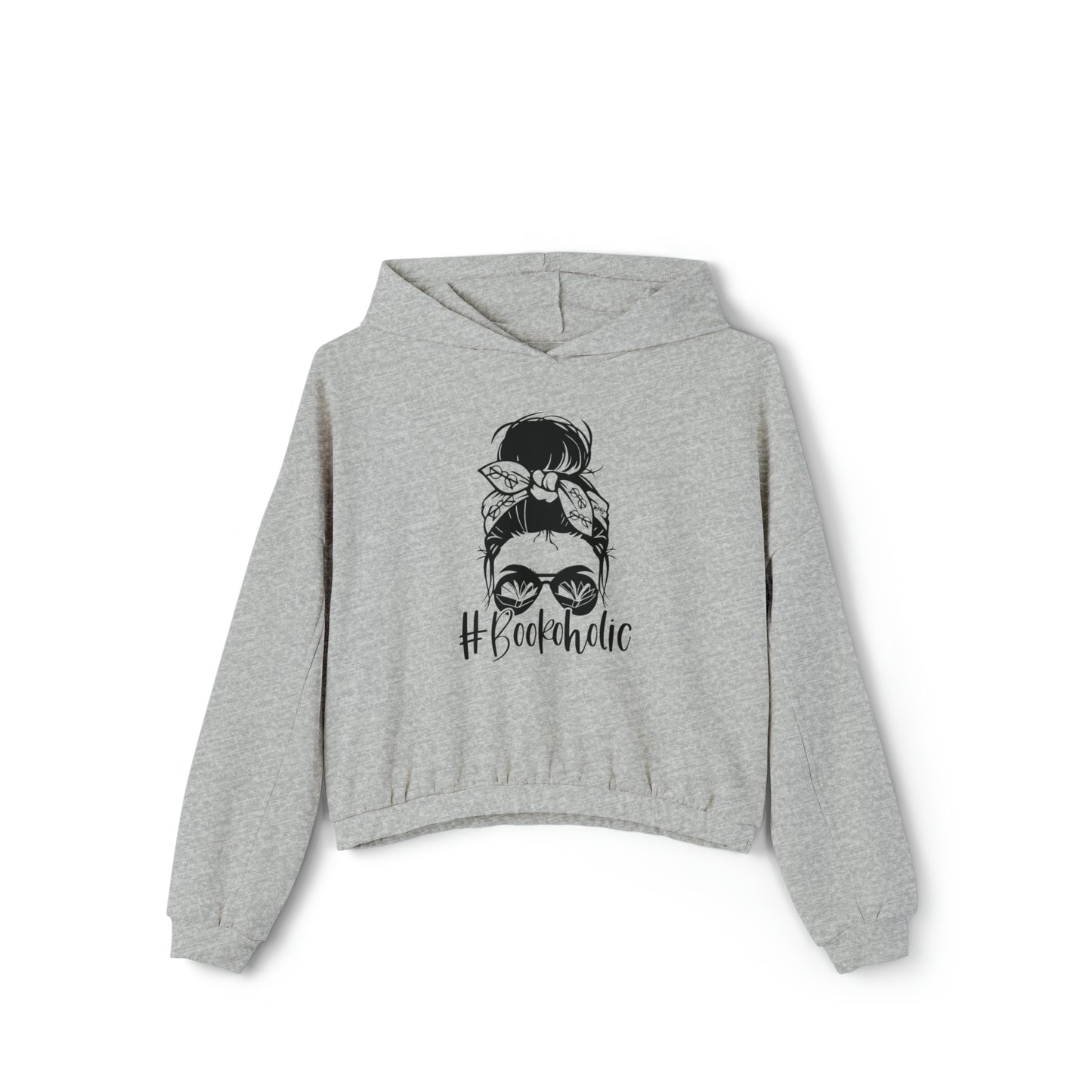 "Bookoholic" Women's Cinched Bottom Hoodie