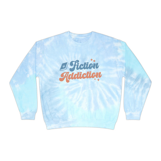 "Fiction Addiction" Tie-Dye Sweatshirt
