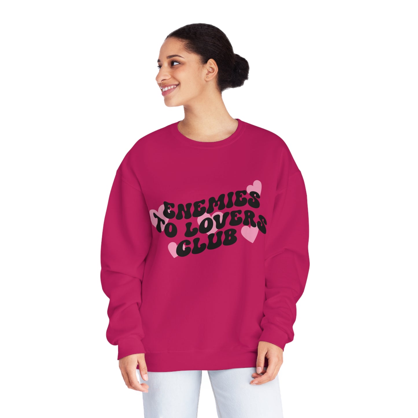 "Enemies to Lovers Club" Unisex NuBlend® Crewneck Sweatshirt