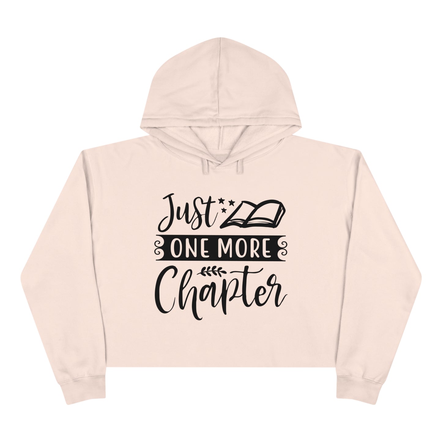 "Just One More Chapter" Crop Hoodie