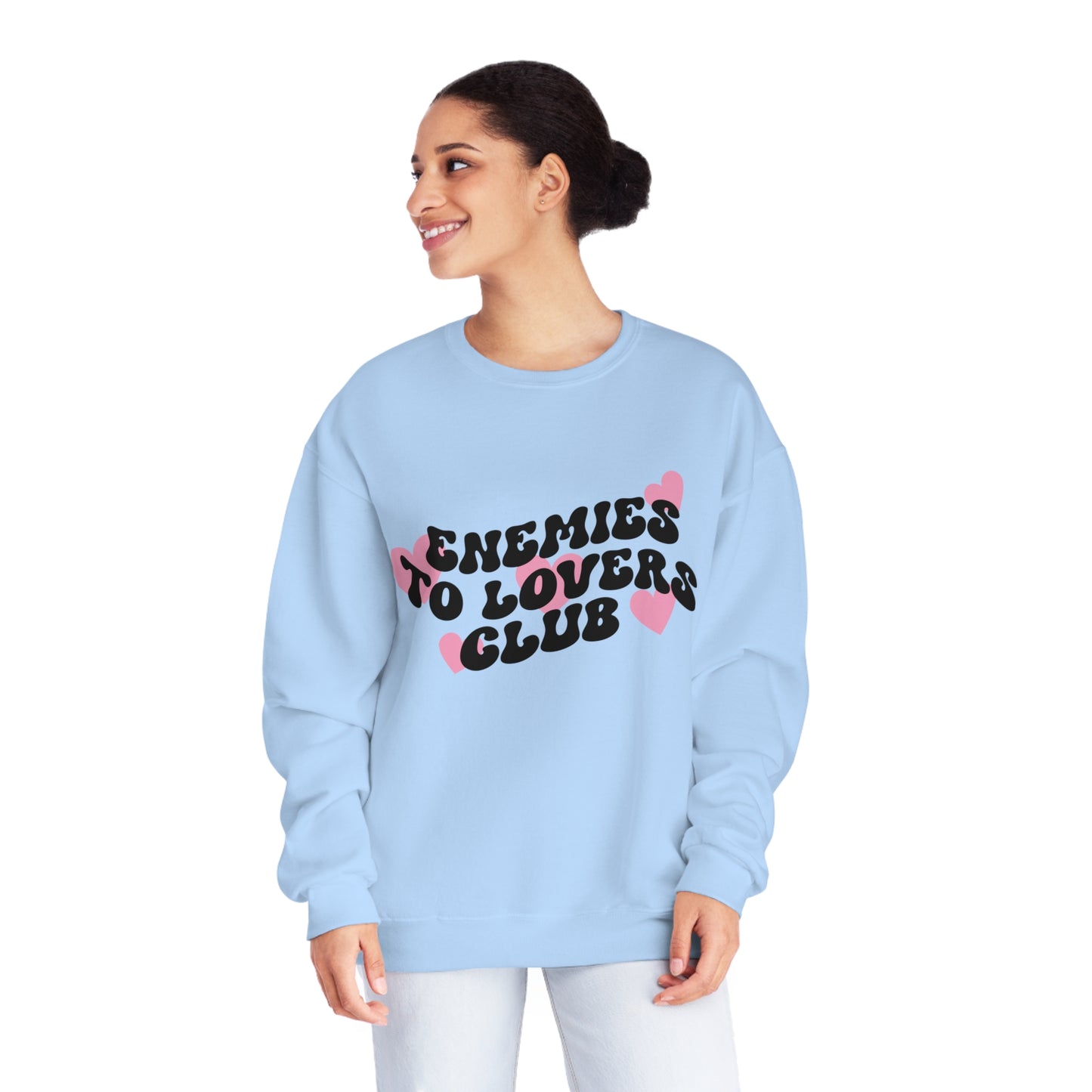 "Enemies to Lovers Club" Unisex NuBlend® Crewneck Sweatshirt