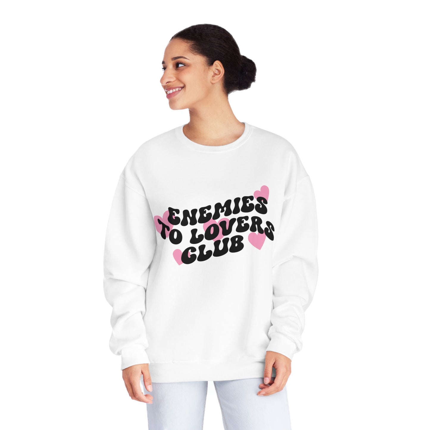 "Enemies to Lovers Club" Unisex NuBlend® Crewneck Sweatshirt